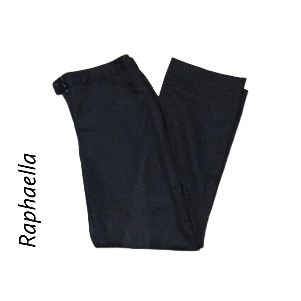 Raphaella | cropped black dress pants | 10